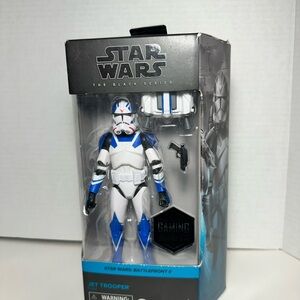 Star Wars The Black Series Jet Trooper Figure - White & Blue Accents